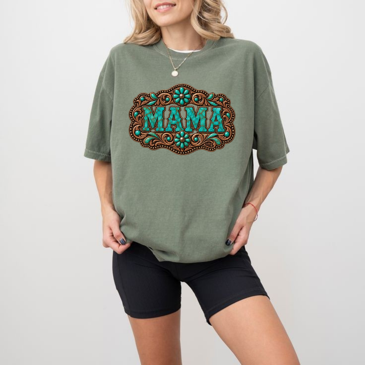 Pick Your MAMA Print Mystery Western Graphic T-Shirt