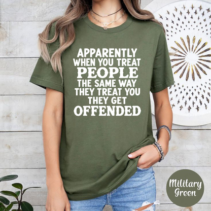 Parke Horizon Tee – Men's Cotton Blend Sarcastic Humorous Slogan T-Shirt