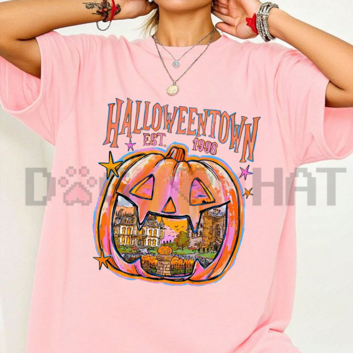 Halloweentown Comfort Colors® T-Shirt - Trendy Women's Fall Aesthetic Tee