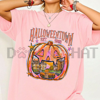 Halloweentown Comfort Colors® T-Shirt - Trendy Women's Fall Aesthetic Tee