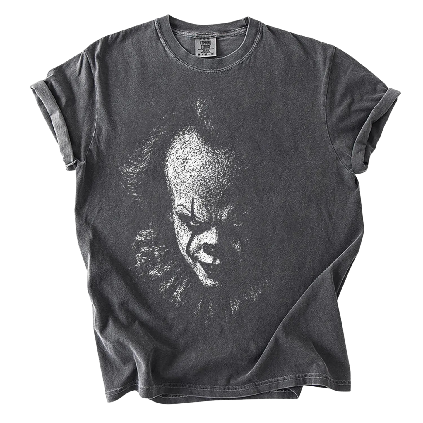 Slasher Squad Horror Icons Graphic Tee - Retro Scary Movie Night Comfort Colors Matching Halloween Group Shirt