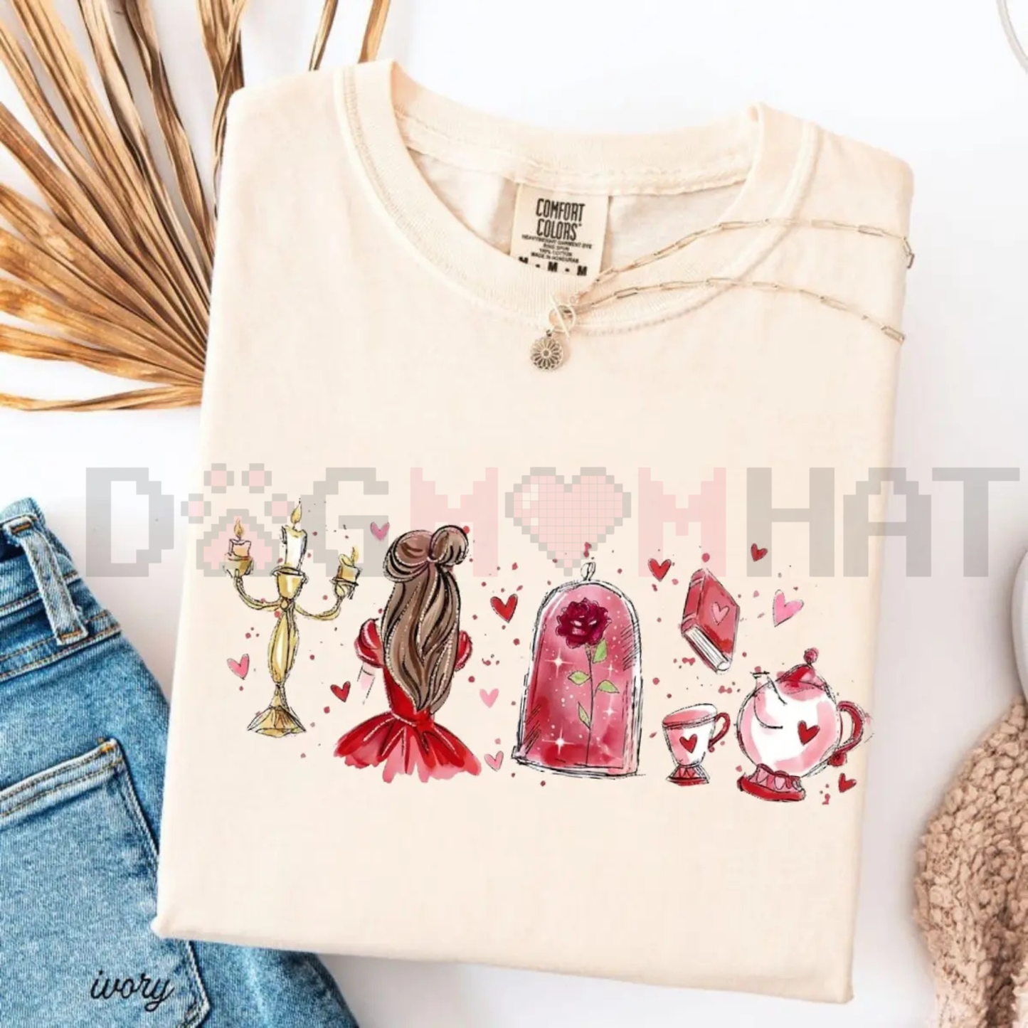 Enchanted Romance Tee – "Tale as Old as Time" Fairy Tale Shirt