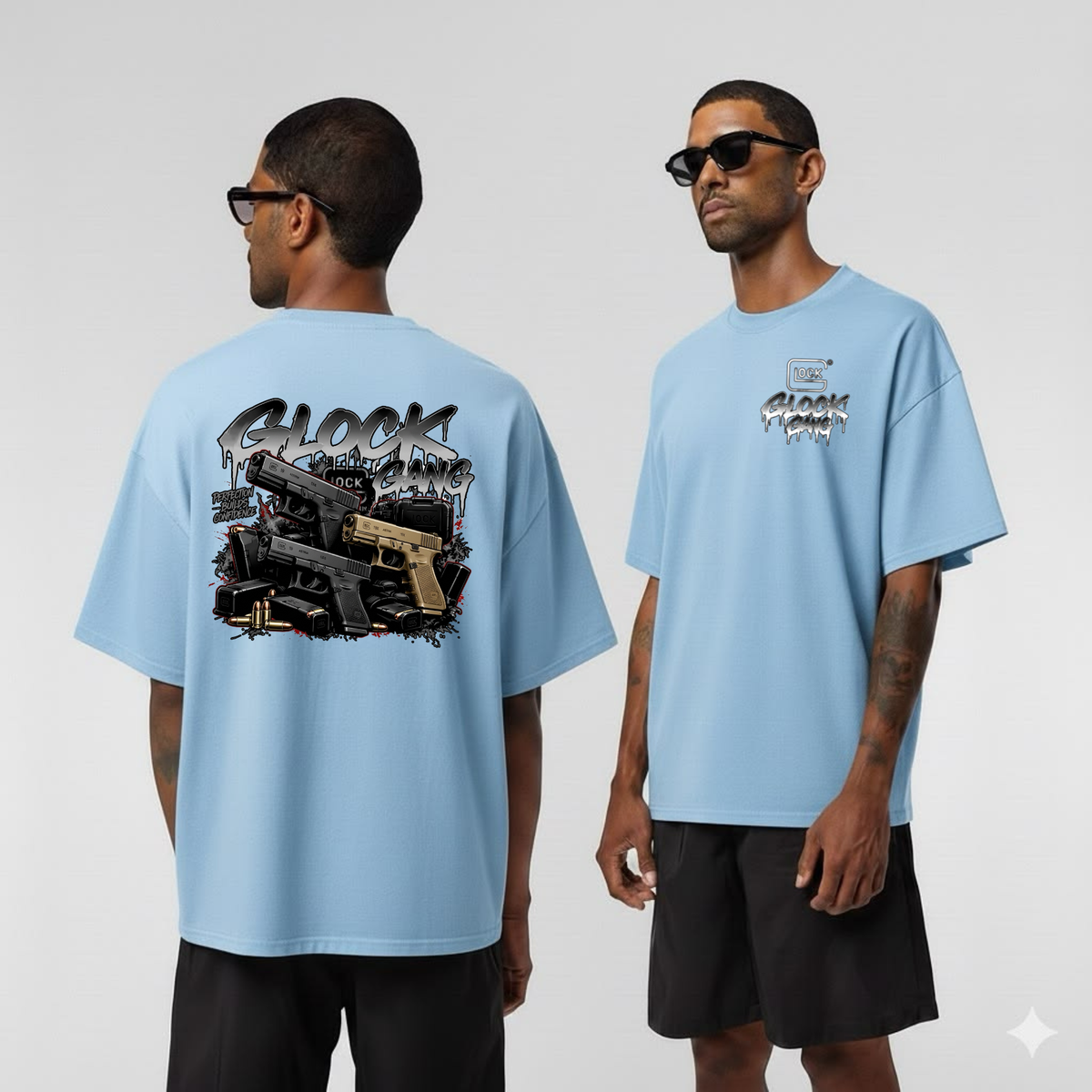 "Glock Gang Perfection Builds Confidence" Tactical Graphic Shirt