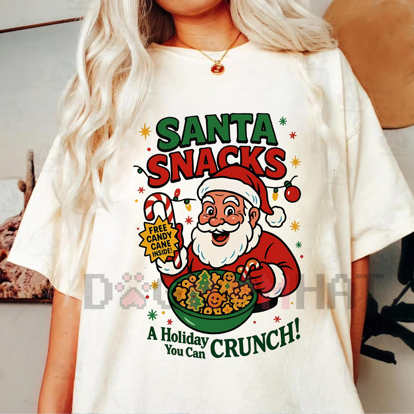 Christmas Cereal Shirt – Retro Christmas Movies, Cereal Charm Tee
