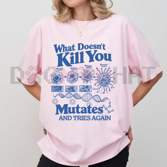 Microbial Culture Lab Vintage Comfort Colors Tee - Funny Biology Science Teacher Unisex Cotton Graphic Shirt