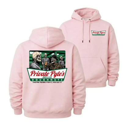 Parke Horizon Hoodie – Private Pyle's Jelly Doughnuts Full Metal Jacket Graphic Pullover