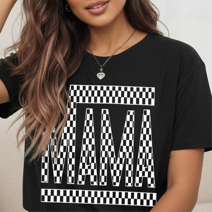 "MAMA" Bold Print T-Shirt – Modern Minimalist Motherhood Tee