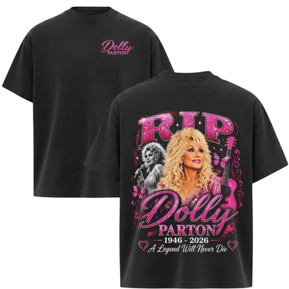 Vintage 80s Dolly Parton Graphic T-Shirt - Retro Country Music Tour & Streetwear Tee