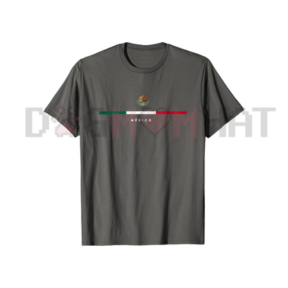 Vintage Mexican Flag Graphic Tee - Unisex Streetwear Cotton T-Shirt