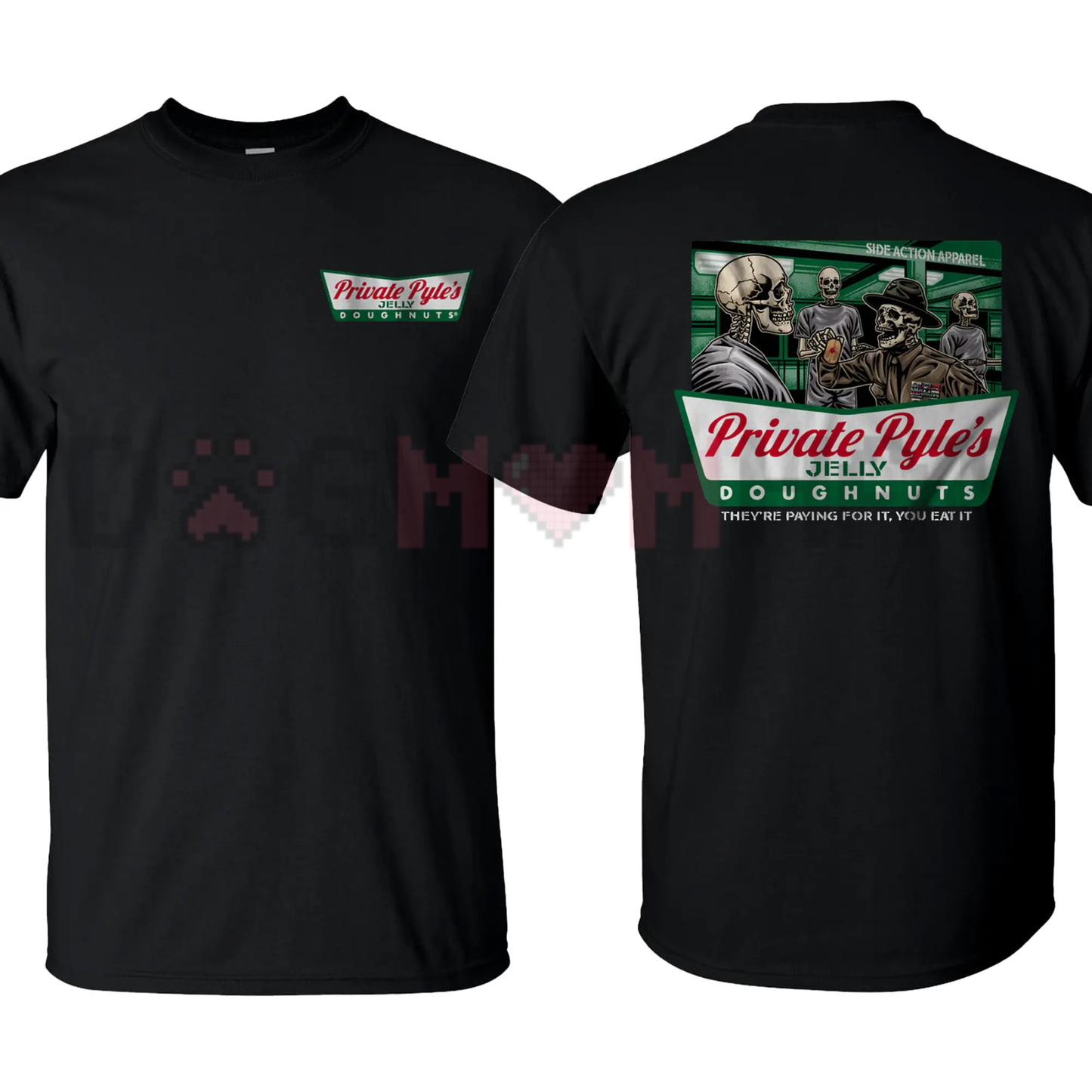 Parris Island Contraband Graphic Tee - Funny Military Movie Quote Jelly Doughnut Unisex Pure Cotton Shirt