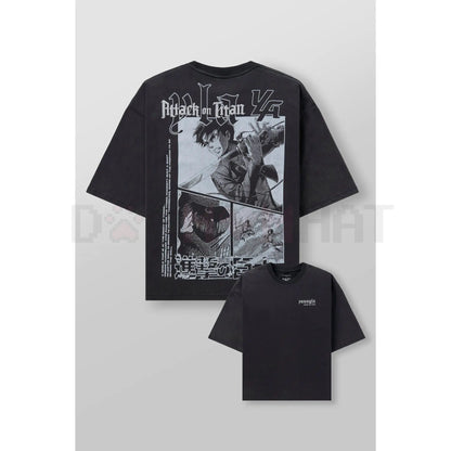 AOT© x YLA  Cropped Tee – Unisex Attack on Titan Manga