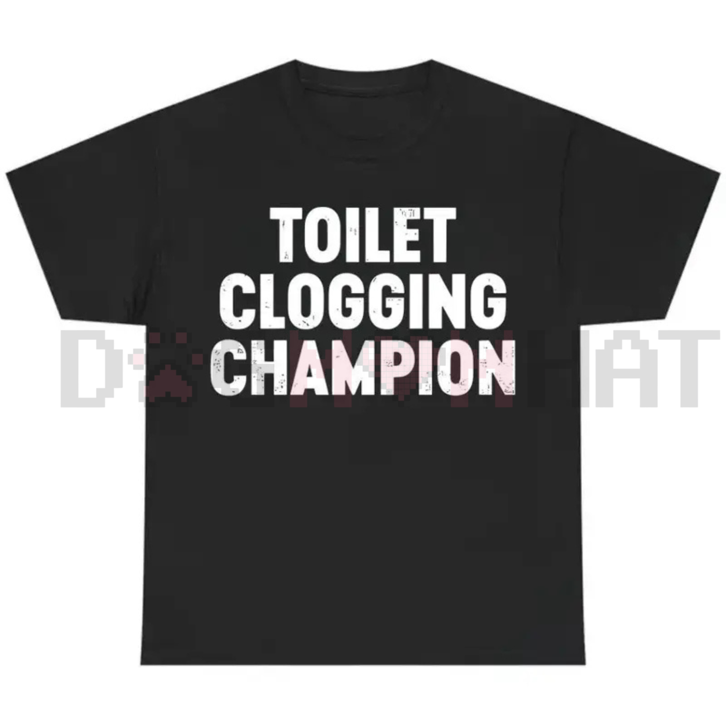 "Toilet Champion" Tee – Funny Gag Gift Shirt