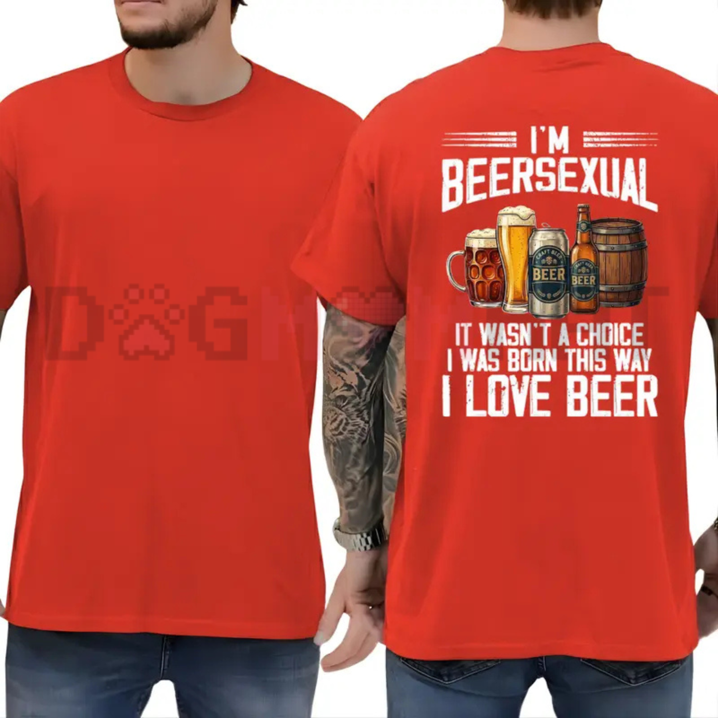 Hoppy Attraction Craft Brew Graphic Tee - Funny Beersexual Humor Unisex Pure Cotton Shirt