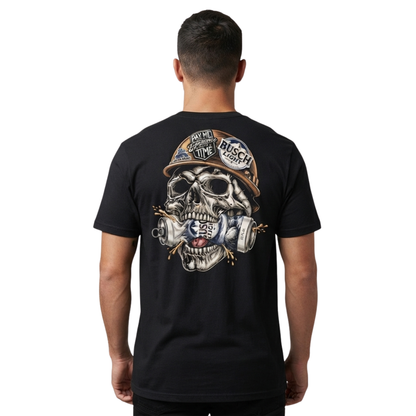 High Vis Reflective Blue Collar American Tradesman Graphic T-Shirt