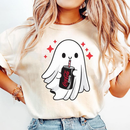 Spooky Ghost Halloween T-Shirt – Funny Skeleton Graphic Tee