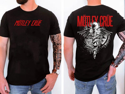 Motley Crue "Kickstart My Heart" World Tour T-Shirt – Front & Back Print