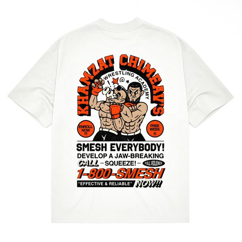 Khamzat "Smesh Everybody" T-Shirt - UFC "Borz" Graphic Tee
