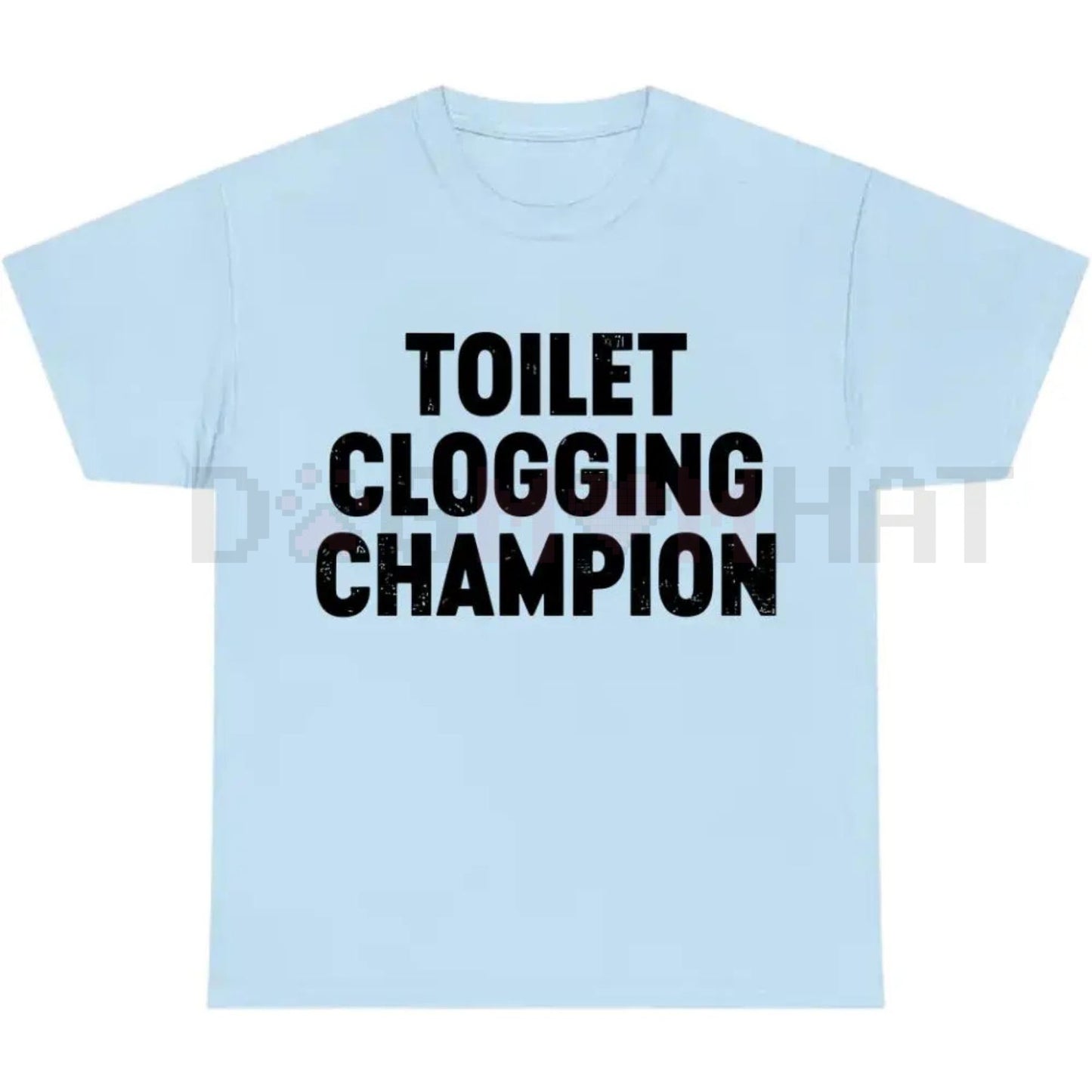 Toilet Champion Gag Gift Graphic T-Shirt