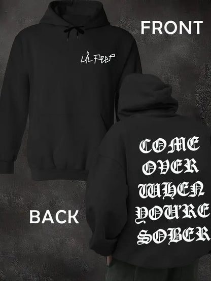 Black Lil Peep "Come Over When You're Sober" Hoodie