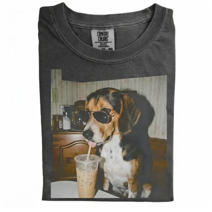 Vintage 90s "Dog Breeds Available" Iced Coffee T-Shirt