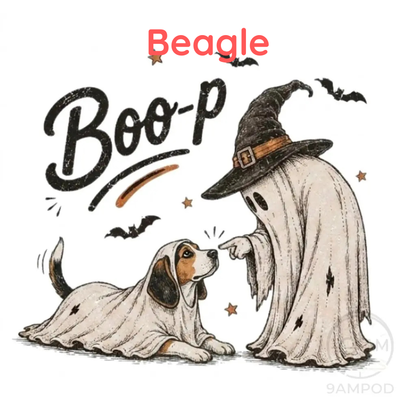 Funny Halloween Dog Mom Shirt - Boo-p Ghost Dog Comfort Colors® T-Shirt