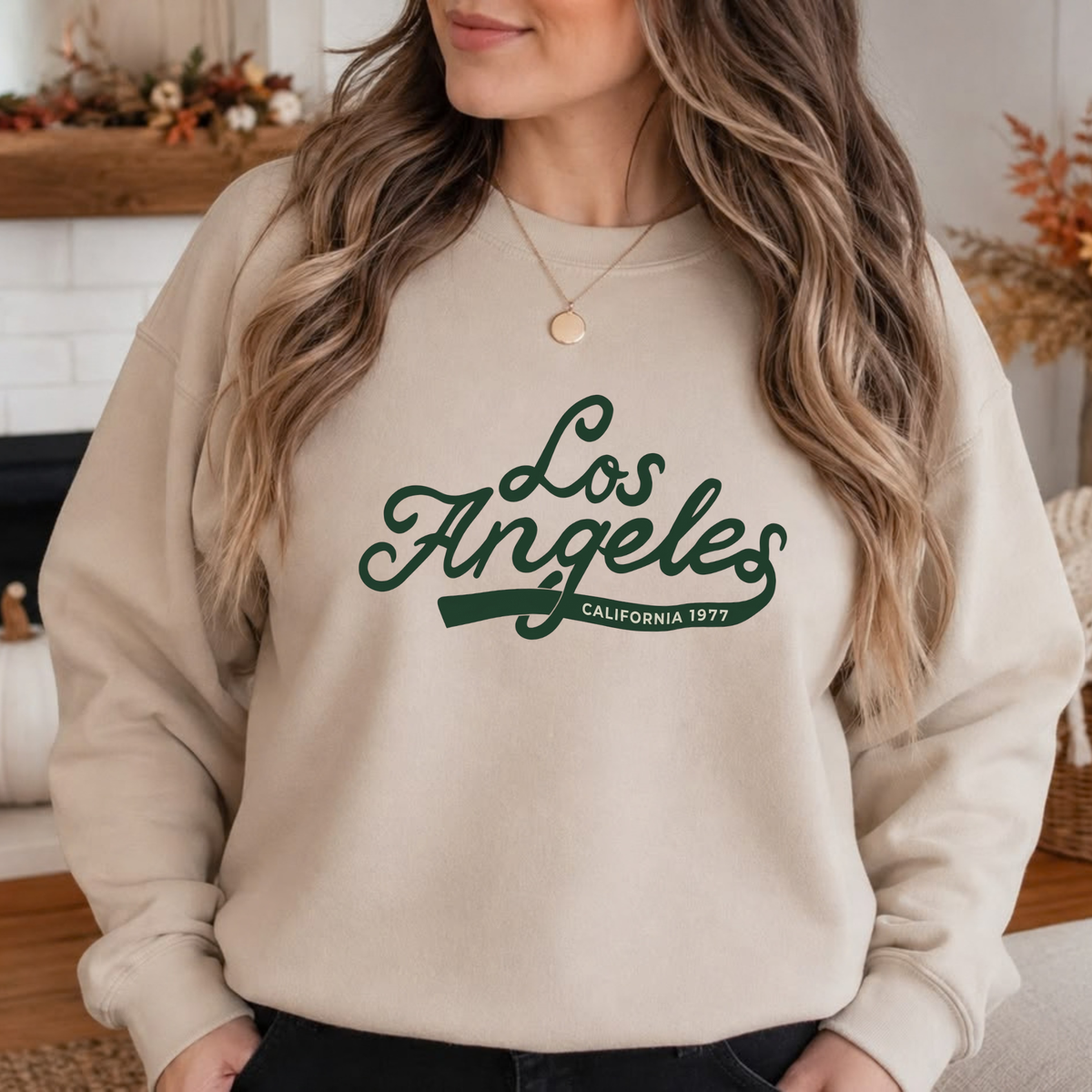 Festive Friction Sweatshirt – "Team Game Day" Sports Fan Graphic Crewneck