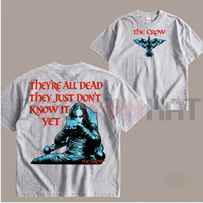 The Crow They're All Dead Vintage Graphic T-Shirt