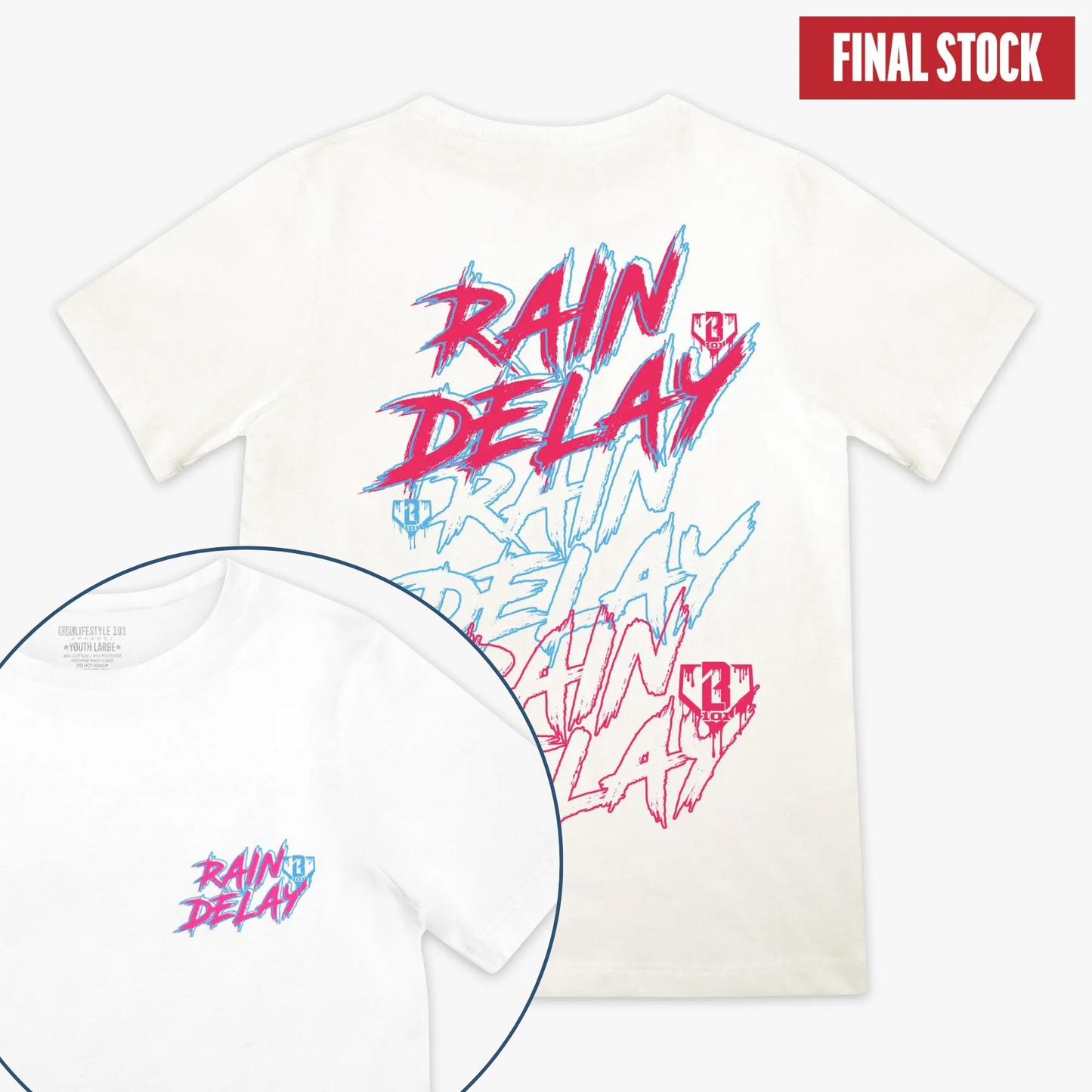 "Rain Delay" Lightning Bolt T-Shirt