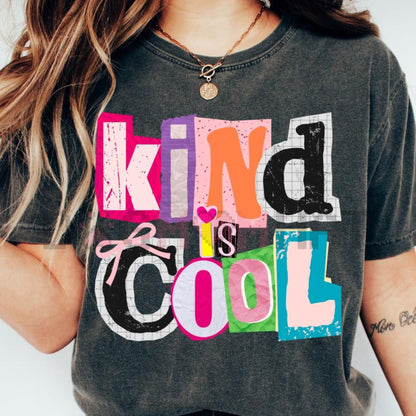 Retro Positivity Collage T-Shirt – Comfort Colors® Christian Faith Y2K Aesthetic