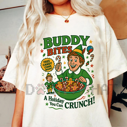 Christmas Cereal Shirt – Retro Christmas Movies, Cereal Charm Tee