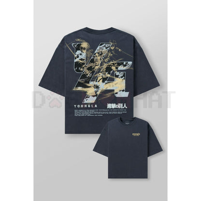 AOT© x YLA  Cropped Tee – Unisex Attack on Titan Manga