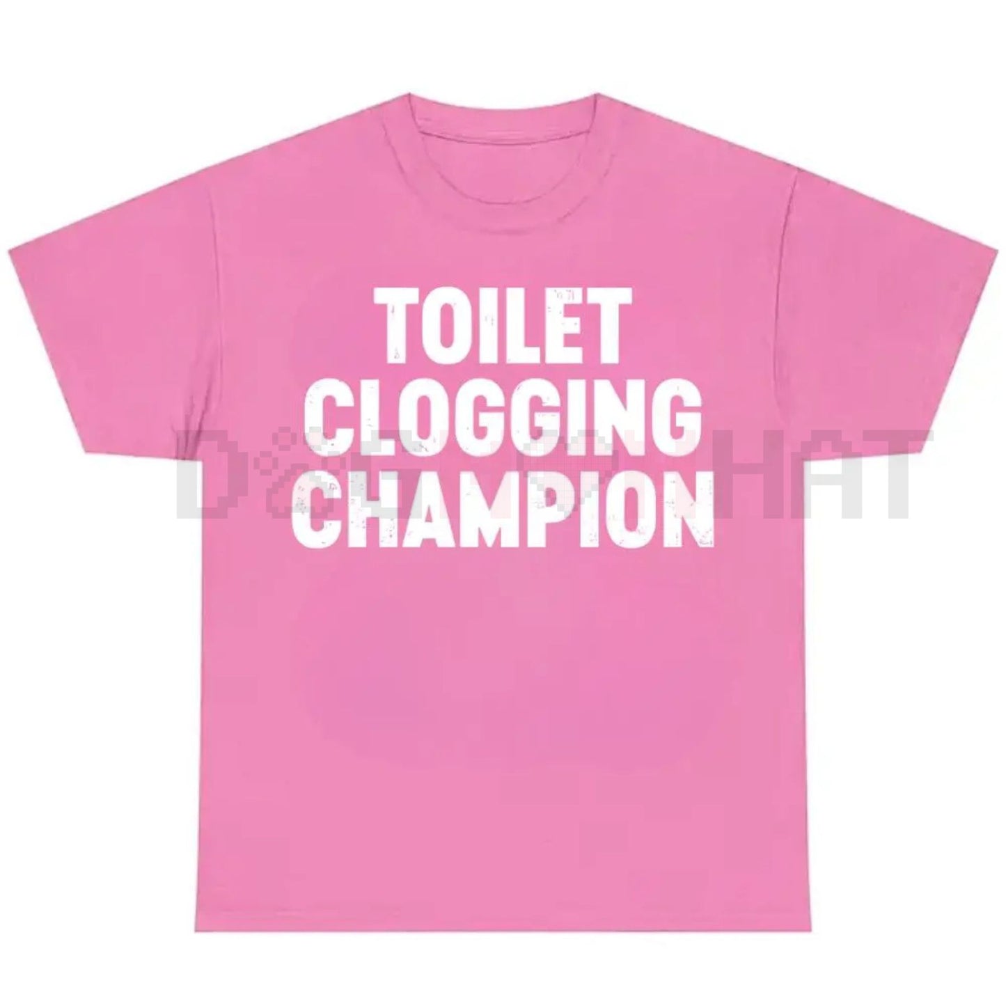 Toilet Champion Gag Gift Graphic T-Shirt