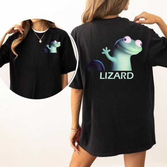 "Lizard Lizard Lizard" 2-Sided T-Shirt – Funny Meme Unisex Tee