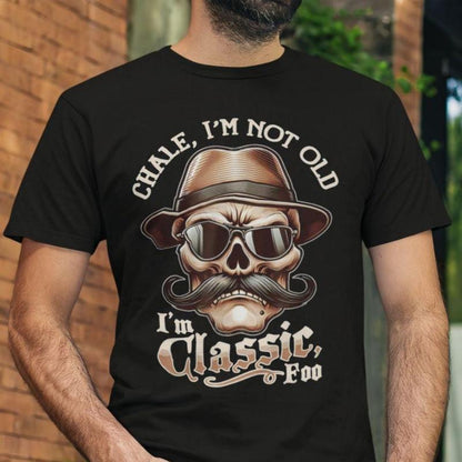 "I'm Not Old, I'm Classic" T-Shirt – New 2025 Summer Men's 100% Cotton, Short-Sleeve, Funny Quote Tee