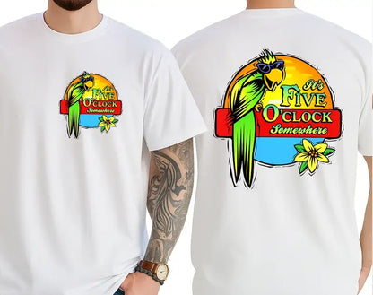 It's 5 O'Clock Somewhere Jimmy Buffett Shirt – Unisex Island Vibe Tee