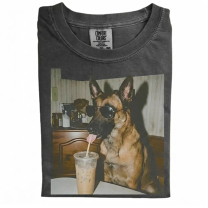 Vintage 90s "Dog Breeds Available" Iced Coffee T-Shirt