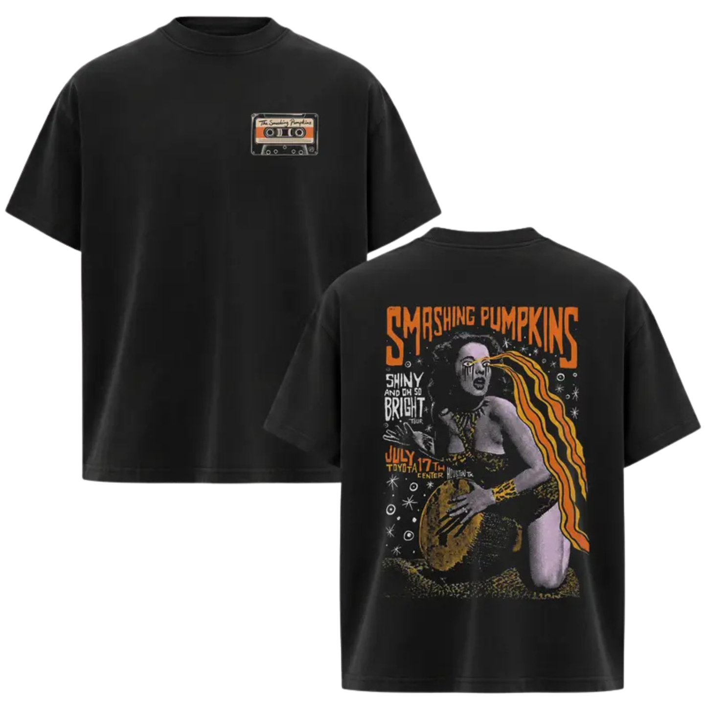 Smashing Pumpkins Vintage Rock Band Graphic Tee - Retro 90s Alternative Music Cotton Unisex T-Shirt