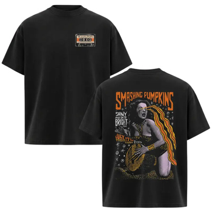 Smashing Pumpkins Vintage Rock Band Graphic Tee - Retro 90s Alternative Music Cotton Unisex T-Shirt