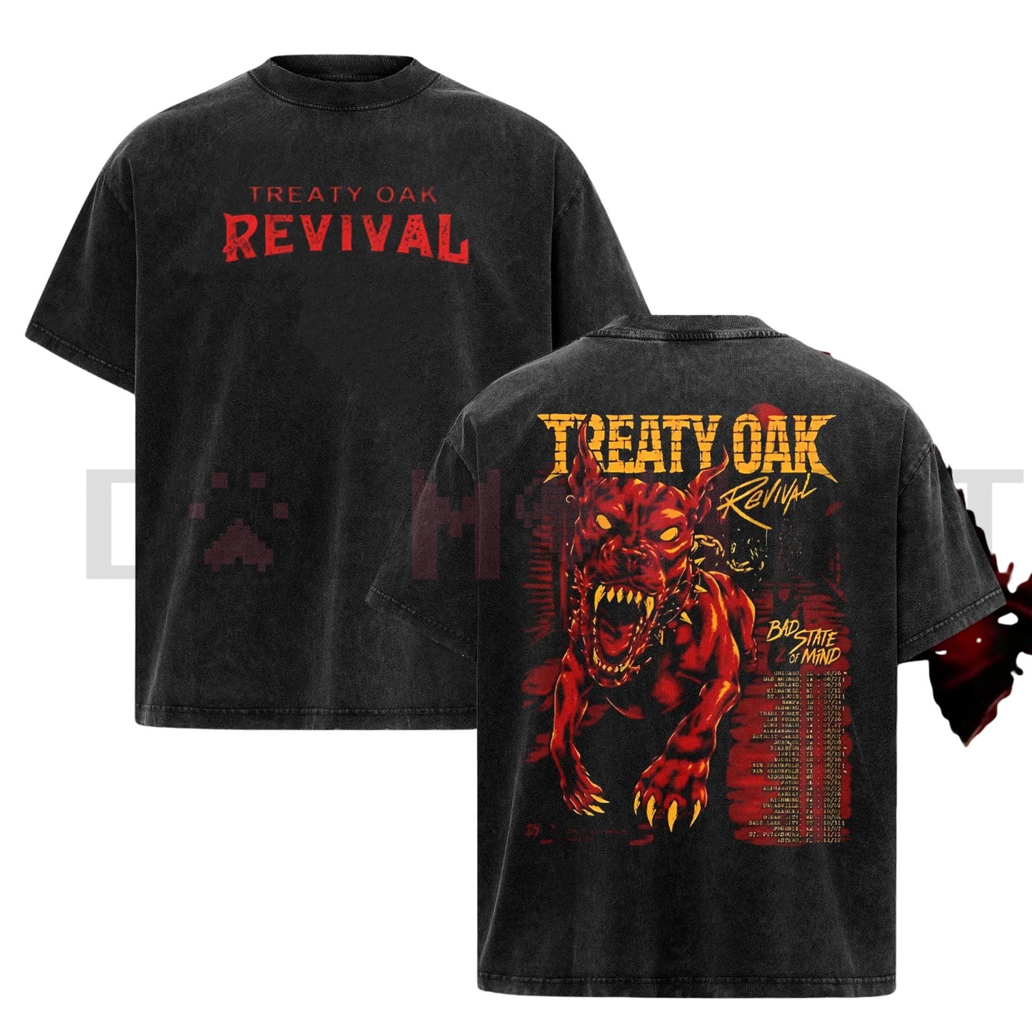 Treaty Oak Revival T-Shirt – Retro Rock Band Shirt, Vintage Music Graphic Tee, Unisex Cotton