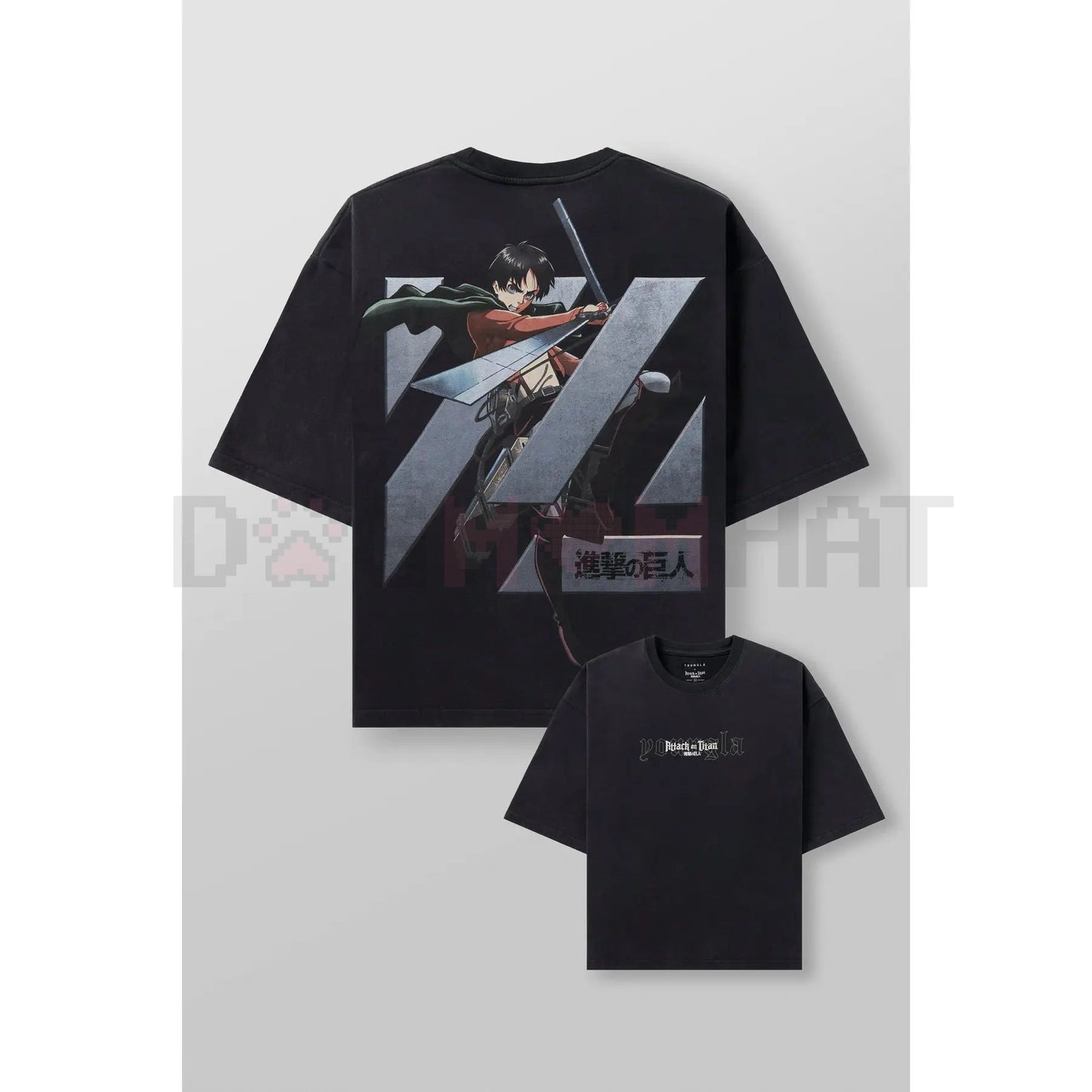 AOT© x YLA  Cropped Tee – Unisex Attack on Titan Manga