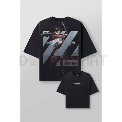 AOT© x YLA  Cropped Tee – Unisex Attack on Titan Manga