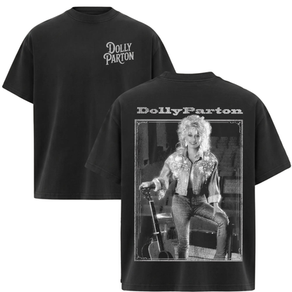Vintage 80s Dolly Parton Graphic T-Shirt - Retro Country Music Tour & Streetwear Tee