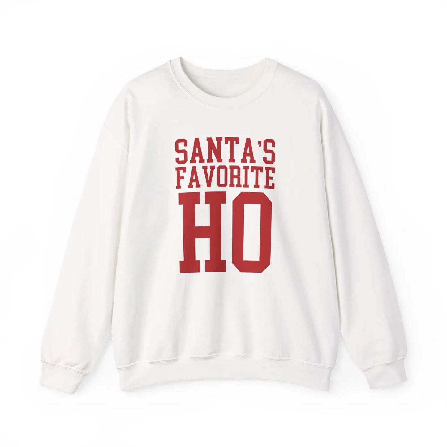 Edgy 'Santa's Favorite Ho' Viral Christmas Crewneck