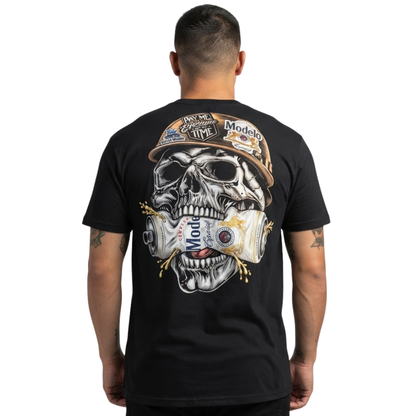 High Vis Reflective Blue Collar American Tradesman Graphic T-Shirt