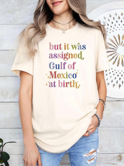 Gulf of Mexico Assigned at Birth T-Shirt – Funny Liberal Tshirt