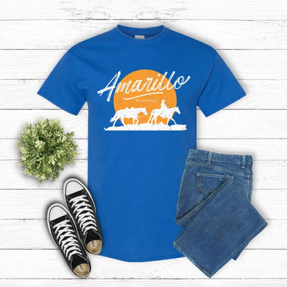 Amarillo By Morning" Country Music T-Shirt – Western Rodeo Tee