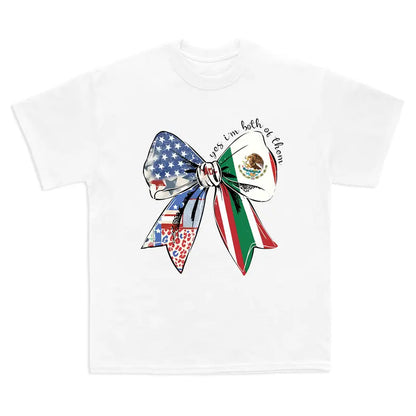 Mexico and USA Unity Fist T-Shirt – Mexican American Pride Graphic Tee for Men & Women