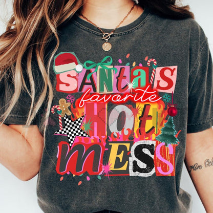 Retro Positivity Collage T-Shirt – Comfort Colors® Christian Faith Y2K Aesthetic