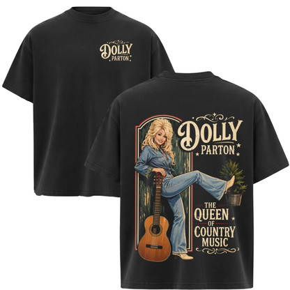Vintage 80s Dolly Parton Graphic T-Shirt - Retro Country Music Tour & Streetwear Tee