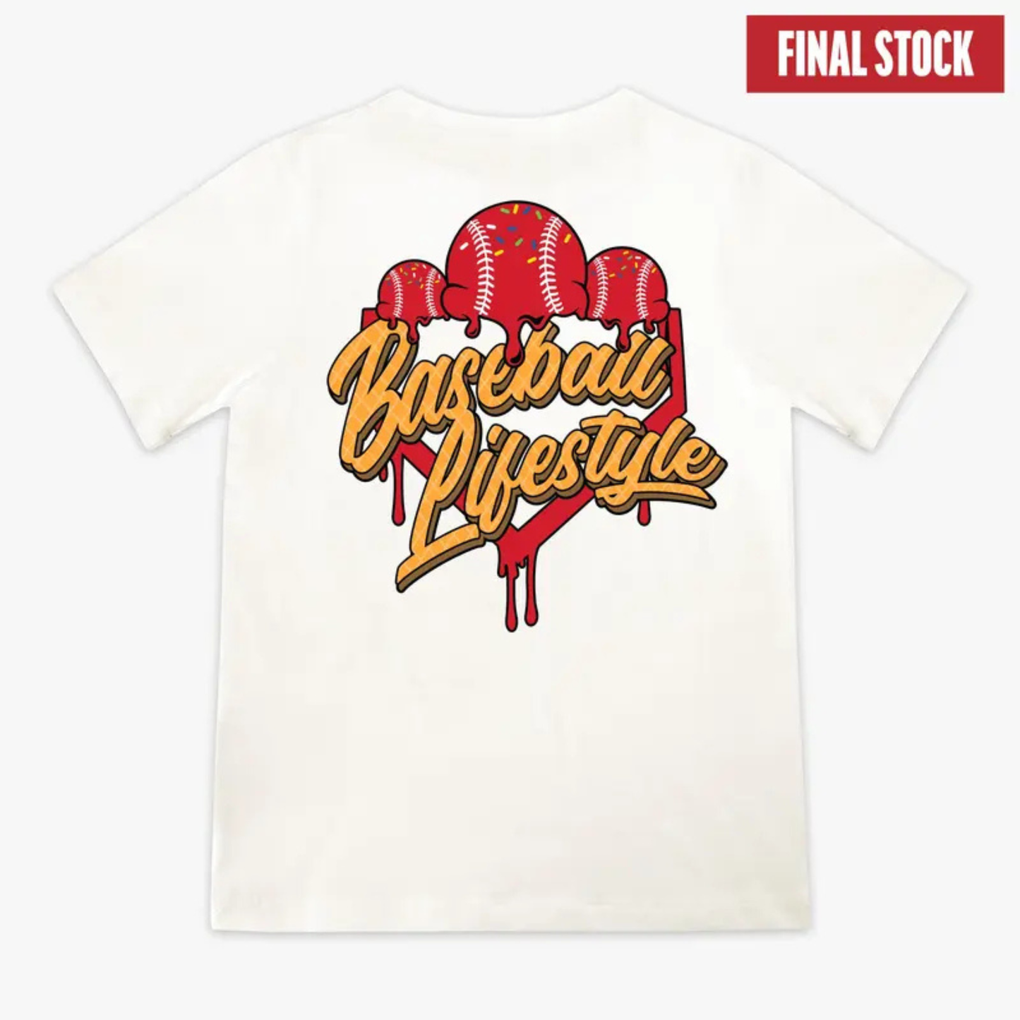 Ice Cream Baseball Lifestyle Tee – "Cotton Candy" Edition Graphic Shirt